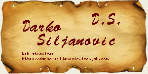 Darko Siljanović vizit kartica